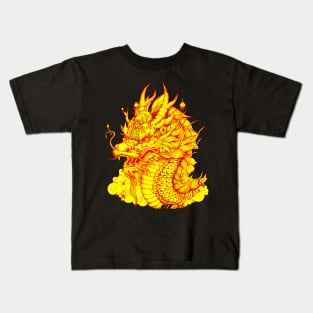 Golden dragon Kids T-Shirt